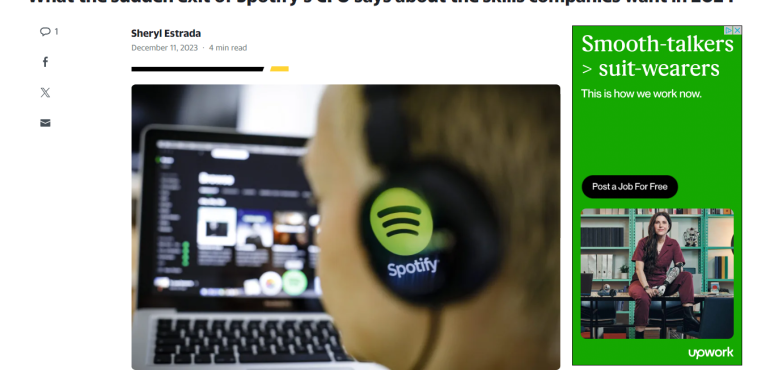 Yahoo Finance Asks Cowen Partners About Spotify's CFO Search | CFO Search Firm