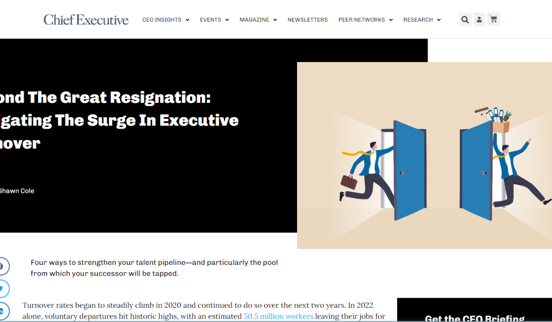 Navigating the Surge in Executive Turnover | Executive Recruiters