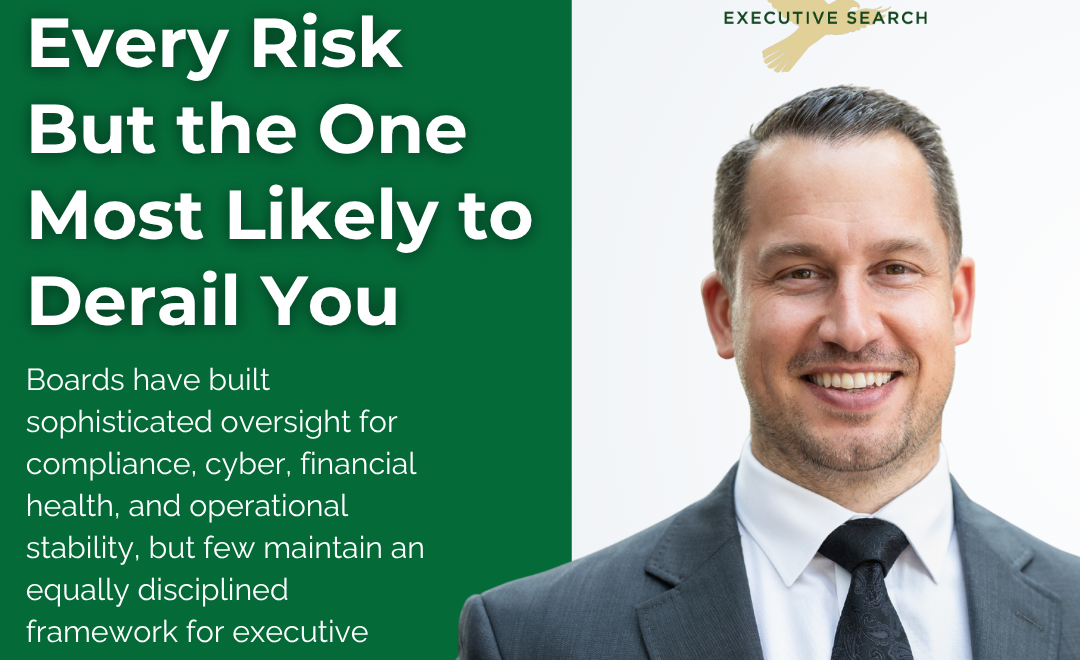 How Boards Can Score Succession Risk