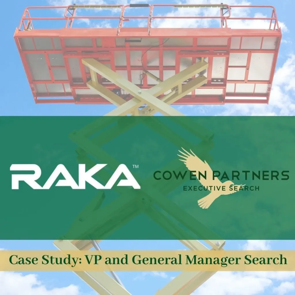 Cowen Partners placed a VP and General Manager with full P&L ownership at a multi-location equipment rental platform. See how we search a narrow market.